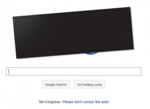 Google's Anti-SOPA Protest